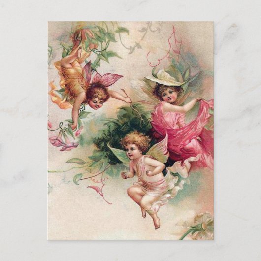 春の妖精たち ポストカード (正面)