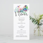 春の妖精の誕生会メニューテンプレート メニュー (スタンド正面)