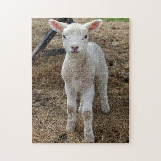 春の子ヒツジ ジグソーパズル (縦)