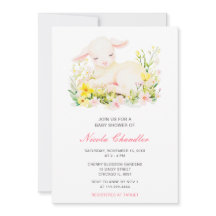 春の子羊ベビーシャワー