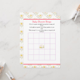 春の子羊ベビーシャワー 招待状