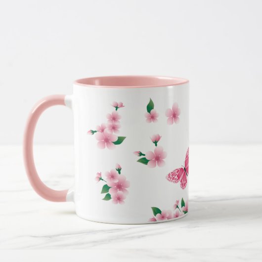 春の季節 マグカップ (左)