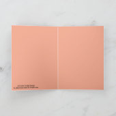 春の季節 レトロ フラワー カラー シームレス パターン カード (内部)