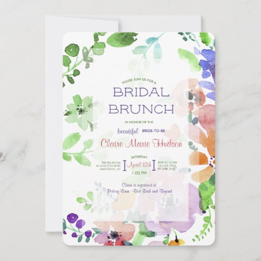 春の小宴 招待状 (正面)