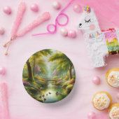 春の小川（アヒル/花） ペーパーボウル (パーティー)