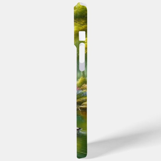 春の小川（アヒル/花） Case-Mate iPhoneケース (裏面 / 左)