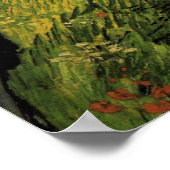 春の小麦畑、朝日 - ヴィンセント・ヴァン・ゴッホ ポスター (角)