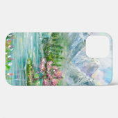 春の山並み。オリジナルアクリルハンドp Case-Mate iPhoneケース (裏面 (横))