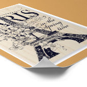 春の巴黎 ポスター (角)