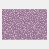 春の庭の母の日アジアンフラワー和風 ラッピングペーパーシート (正面3)