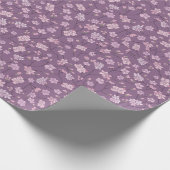 春の庭の母の日アジアンフラワー和風 ラッピングペーパー (角)