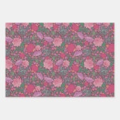 春の庭の母の日日本紙ランプ ラッピングペーパーシート (正面2)