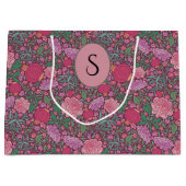 春の庭の母の日日本紙ランプ ラージペーパーバッグ (正面)