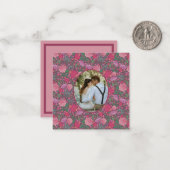 春の庭の母の日日本風ランタン写真 ノートカード (正面/裏面インサイチュ)