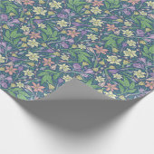 春の庭の母の日水仙とクロッカス ラッピングペーパー (角)