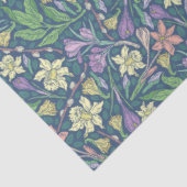 春の庭の母の日水仙とクロッカス 薄葉紙 (詳細)