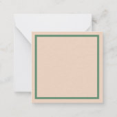 春の庭の母の日 水仙 クロッカス ノートカード (裏面)