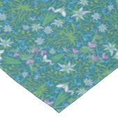 春の庭の母の日 青 紫 白 テーブルクロス (アングル)