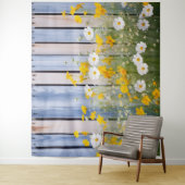 春の庭の花のパーティー背景ウォールアート タペストリー (インサイチュ)