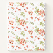 春の庭の花 | オーダーメイド ジャーナル (裏面)