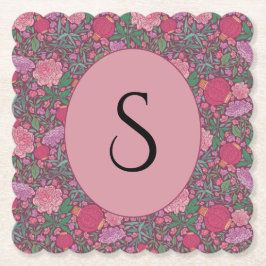 春の庭園 母の日 和紙 ランタン ペーパーコースター