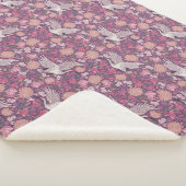 春の庭 母の日 アジアン カラスの 中国 シェルパブランケット (3/4)