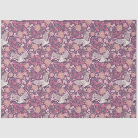 春の庭 母の日 アジアン カラスの 中国 薄葉紙 (正面)