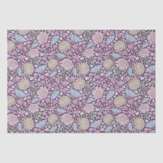 春の庭 母の日 クリスマスローズ 桜 日本 薄葉紙 (正面)