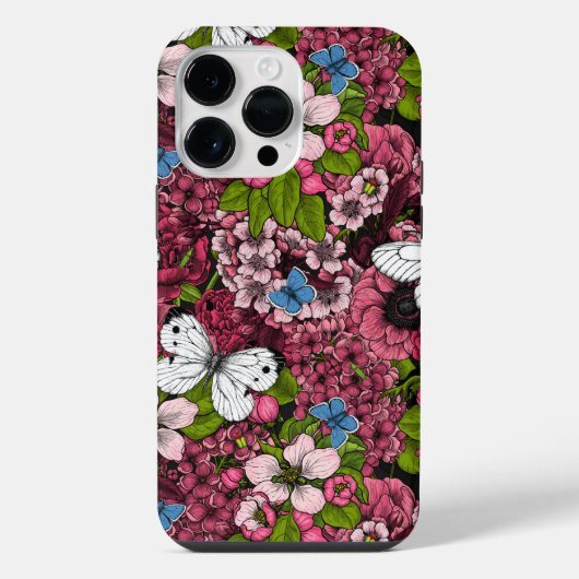春の庭 2 iPhoneケース (裏面)
