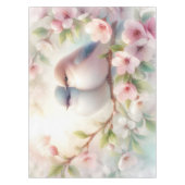 春の恋する小鳥 桜の花 テーブルクロス (正面)
