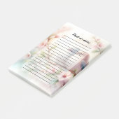春の恋する小鳥 桜の花 フローラル ポストイット (アングル)