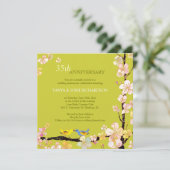 春の恋人たち 35周年記念結婚式 招待状 (スタンド正面)