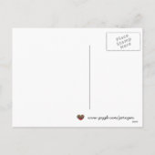 春の恵みのウクライナの民芸 シーズンポストカード (裏面)