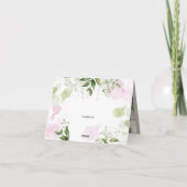 春の感謝カード サンキューカード (裏面)