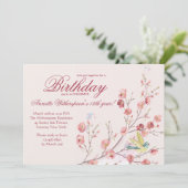 春の抱擁 バースデーパーティーの招待状 招待状 (スタンド正面)