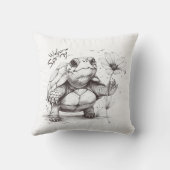 「春の抱擁」装飾枕 アウトドアクッション (裏面)