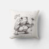 「春の抱擁」装飾枕 アウトドアクッション (正面)