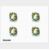 春の抱擁： 長方形シール (シート)