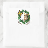 春の抱擁： 長方形シール (バッグ)