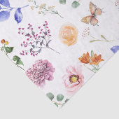 春の押し花蝶々ホワイト 薄葉紙 (詳細)