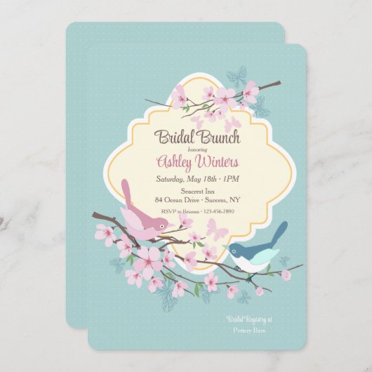 春の招待状 招待状 (正面/裏面)