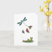 春の挨拶カード カード (黄色い花)