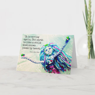 春の挨拶 カード