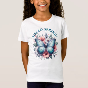 春の挨拶 蝶-96282 Tシャツ