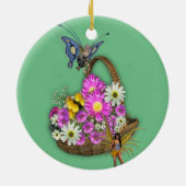 春の採集者 セラミックオーナメント (裏面)