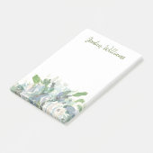 春の整理-水彩画の花束 ポストイット (アングル)