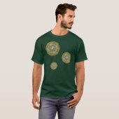 春の新作メンズダークTシャツ Tシャツ (正面フル)