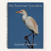 「春の新緑」スパイラルノート ノートブック (正面)