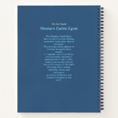 「春の新緑」スパイラルノート ノートブック (裏面)