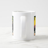 春の旅の宣伝ポスターマドリッド ジャンボコーヒーマグカップ (裏面)